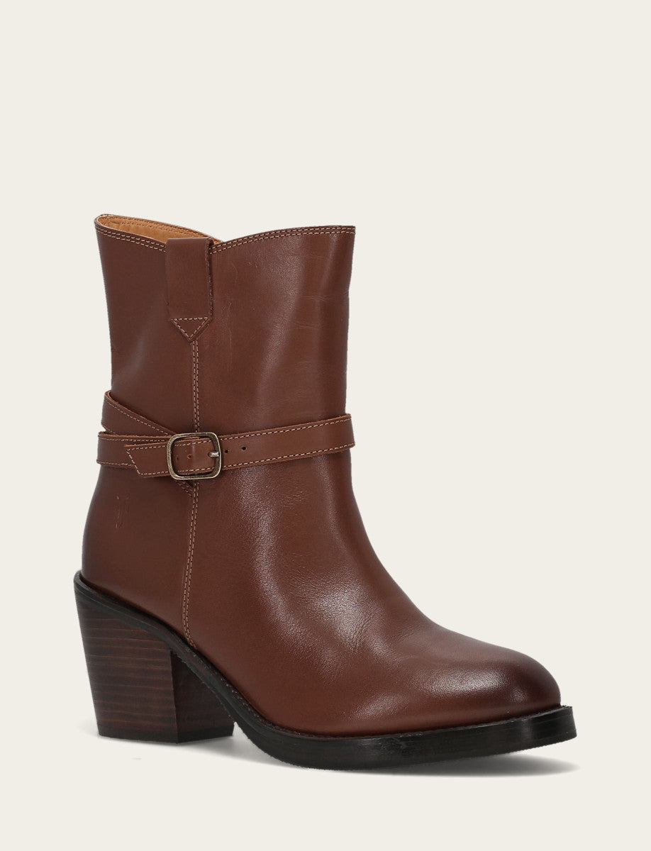 Frye Latest | Women's Walnut Rylee Belted Inside Zip Boot