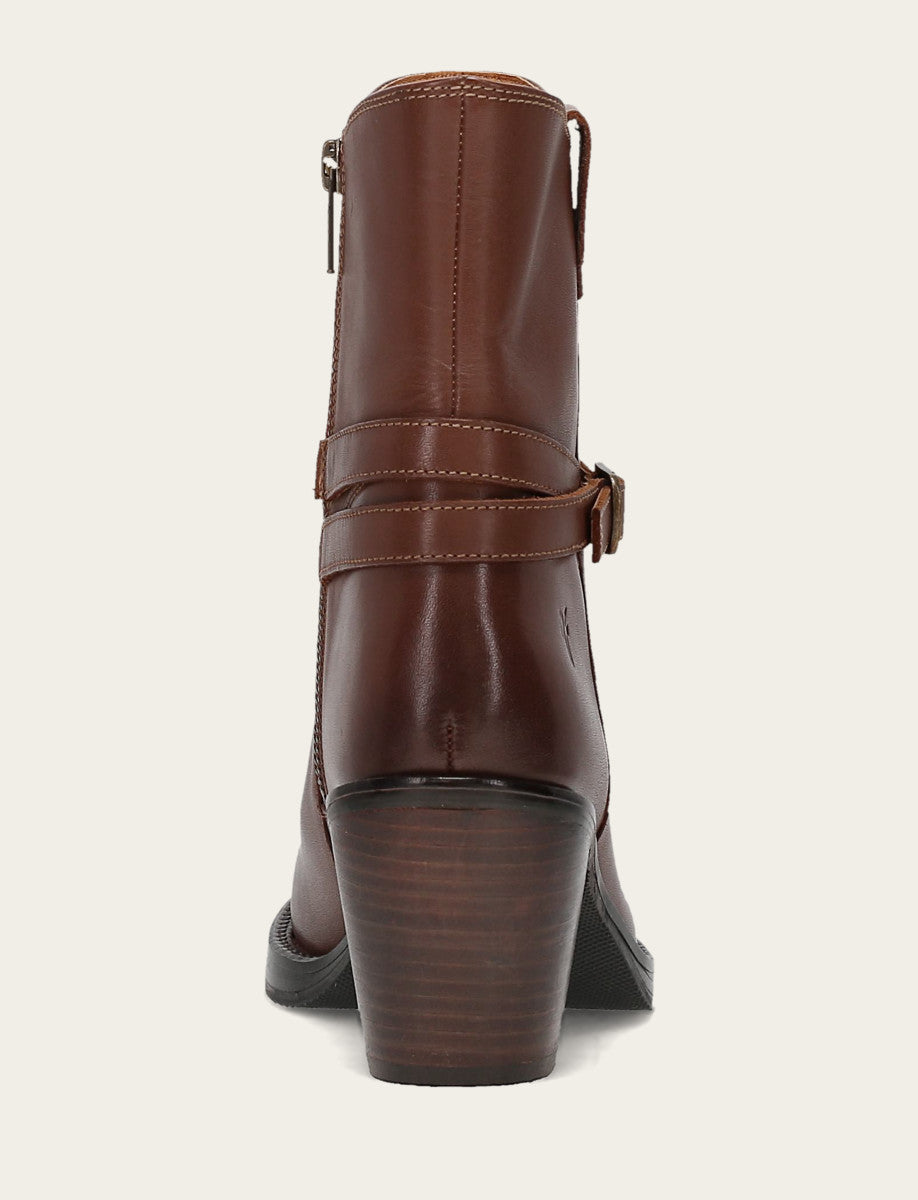 Frye Latest | Women's Walnut Rylee Belted Inside Zip Boot