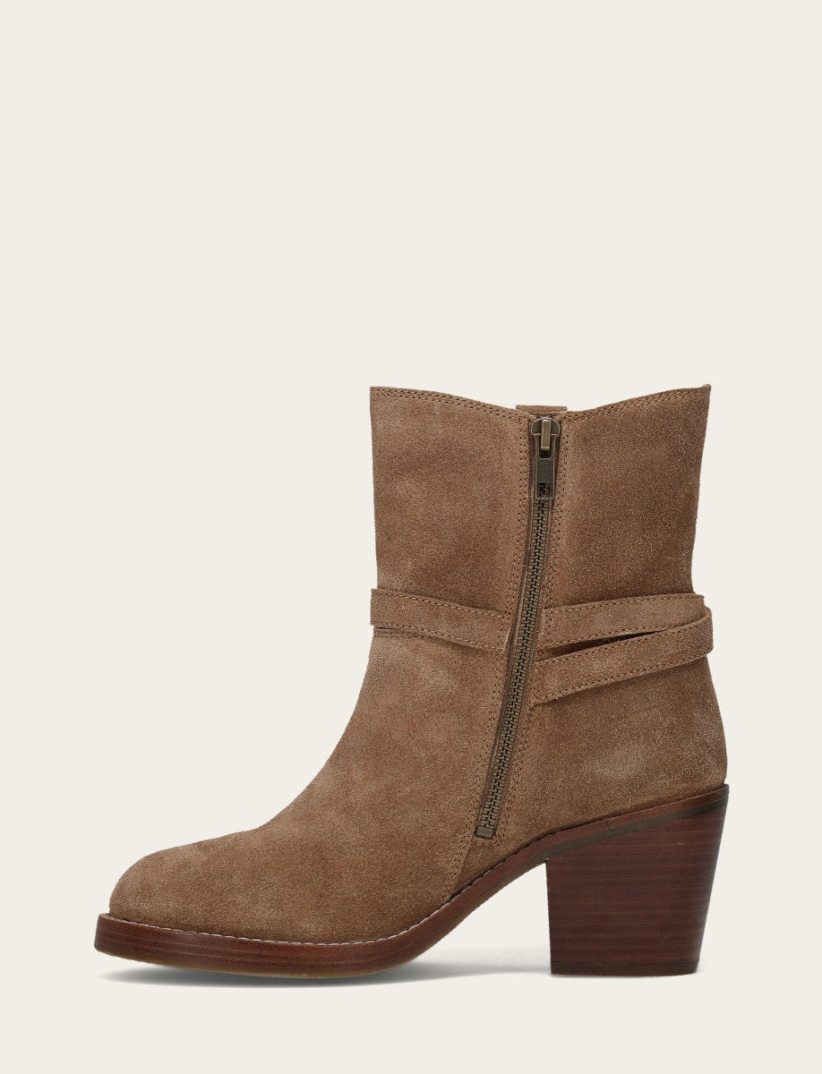 Frye Exclusive | Women's Mushroom Rylee Belted Inside Zip Boot