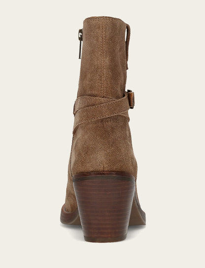 Frye Exclusive | Women's Mushroom Rylee Belted Inside Zip Boot