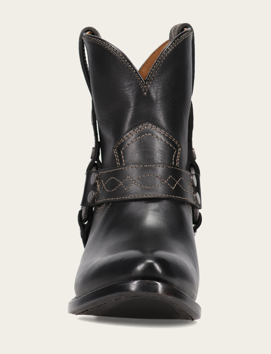 Frye Trending | Women's Black Billy Short Harness Booties