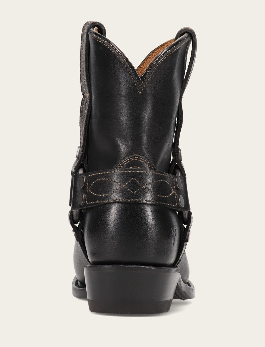 Frye Trending | Women's Black Billy Short Harness Booties