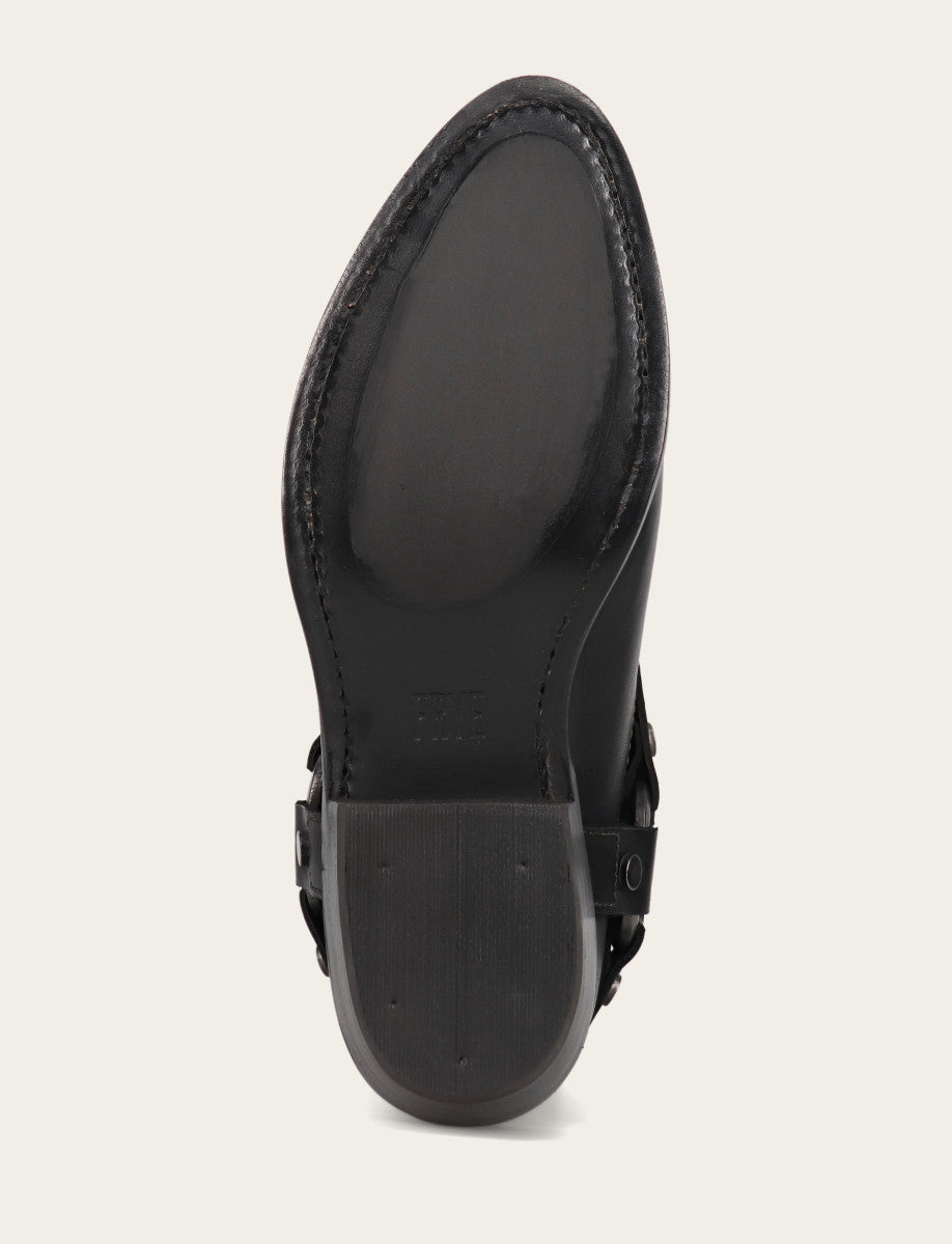Frye Trending | Women's Black Billy Short Harness Booties