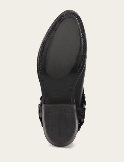 Frye Trending | Women's Black Billy Short Harness Booties
