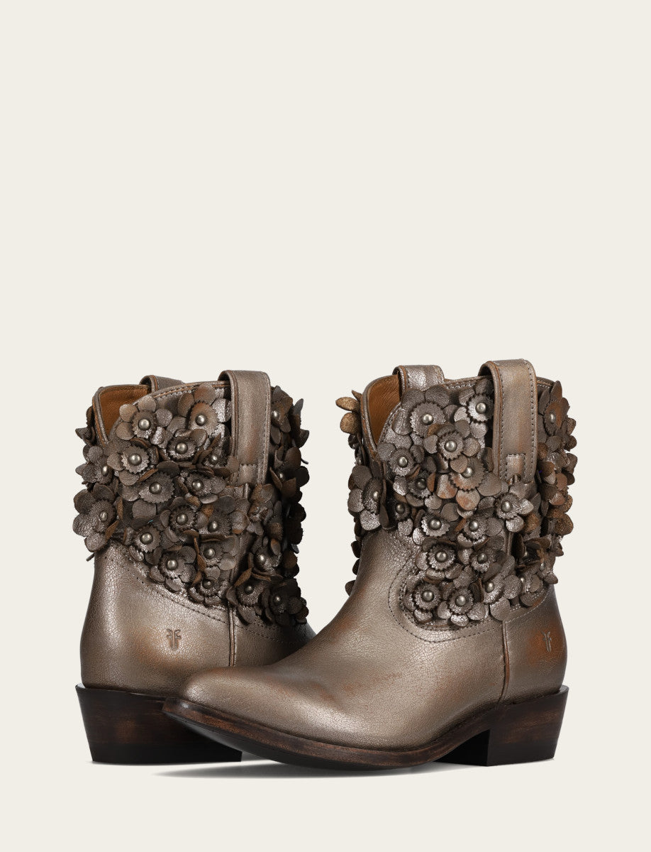 Frye Popular | Women's Metallic Stone Billy Flower Boot