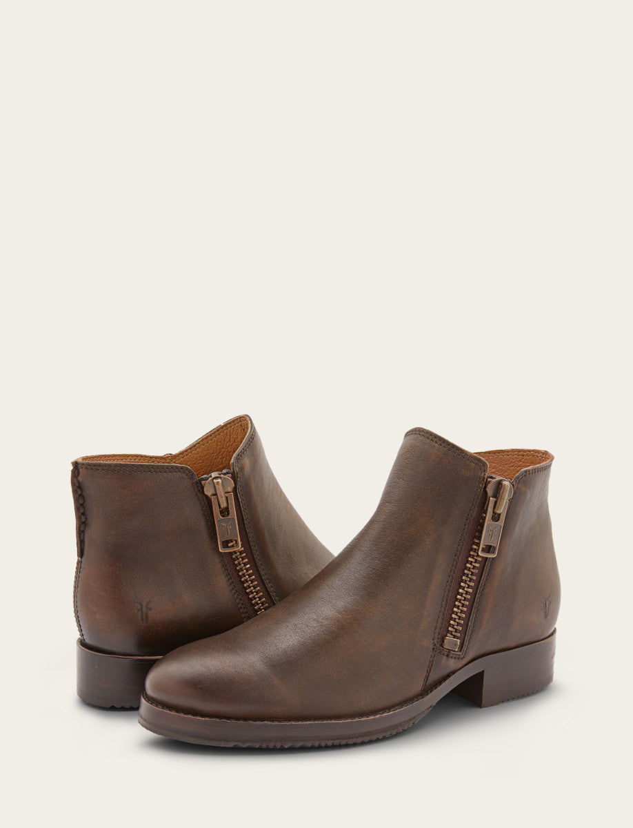 Frye Popular | Women's Dark Brown Madison Moto Shooties