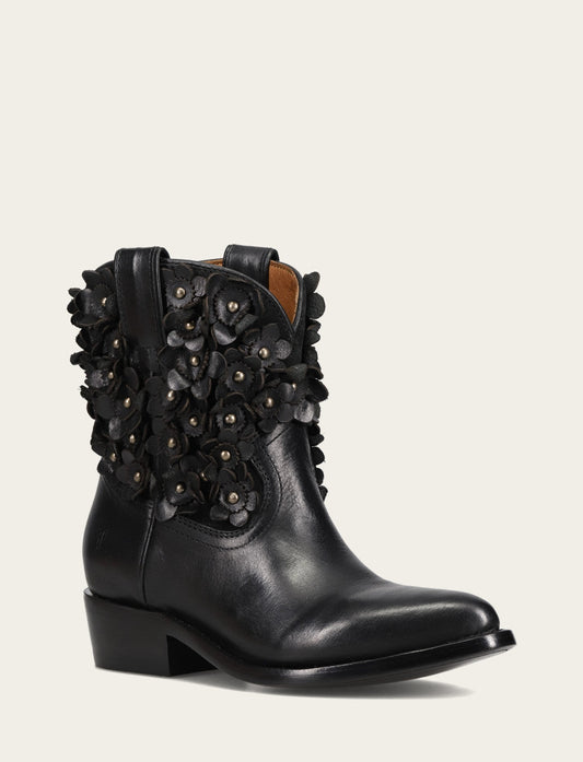 Frye Top Pick | Women's Black Billy Flower Boot