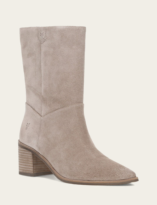 Frye Exclusive | Women's Taupe Sadie Softy Mid Booties