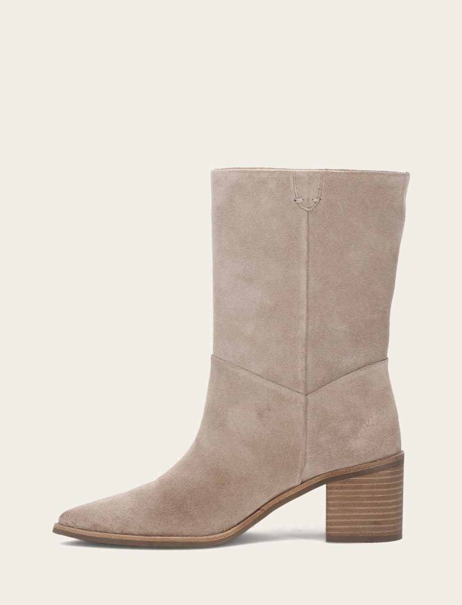 Frye Exclusive | Women's Taupe Sadie Softy Mid Booties
