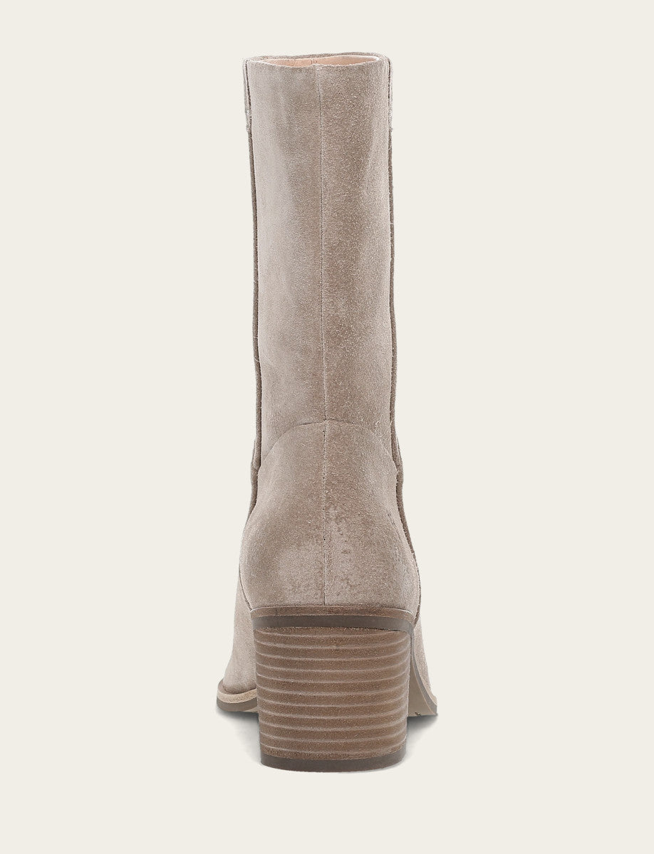 Frye Exclusive | Women's Taupe Sadie Softy Mid Booties