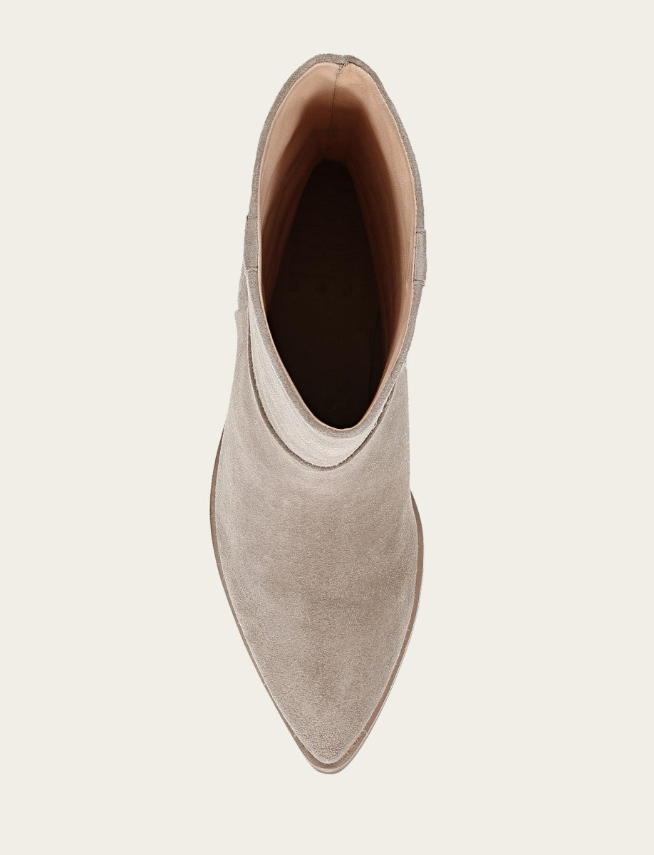 Frye Exclusive | Women's Taupe Sadie Softy Mid Booties