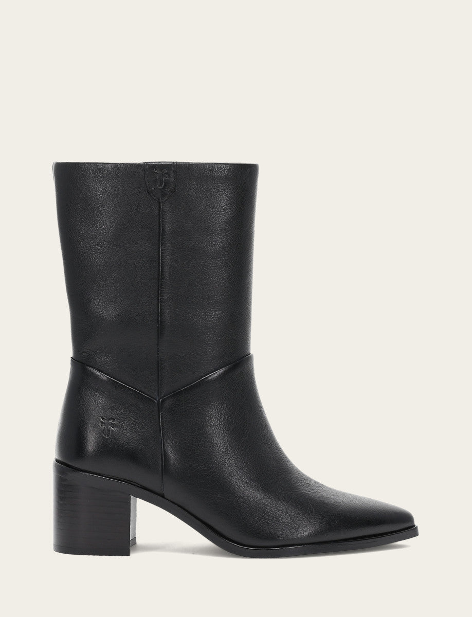 Frye Popular | Women's Black Sadie Softy Mid Booties