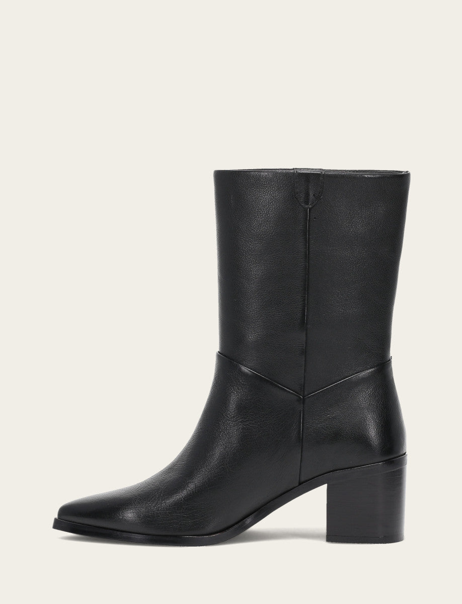 Frye Popular | Women's Black Sadie Softy Mid Booties