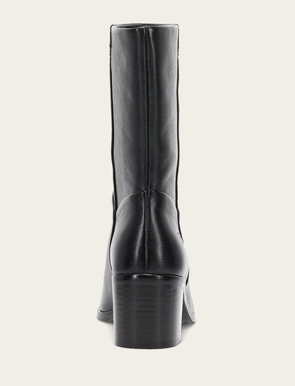 Frye Popular | Women's Black Sadie Softy Mid Booties