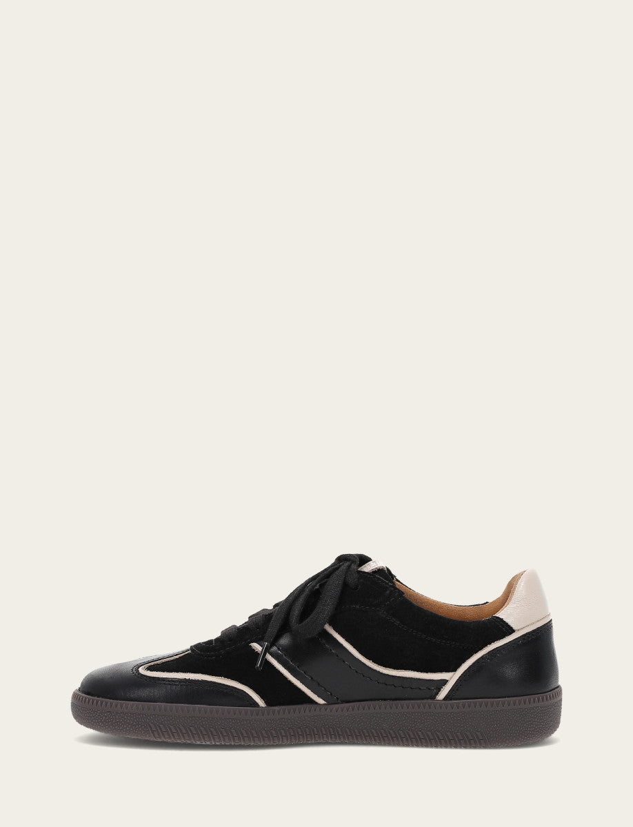 Frye Hot Sale | Women's Black Milly Low Lace Sneakers