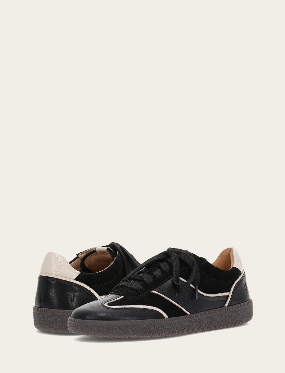 Frye Hot Sale | Women's Black Milly Low Lace Sneakers