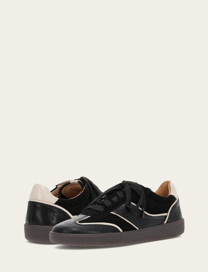 Frye Hot Sale | Women's Black Milly Low Lace Sneakers