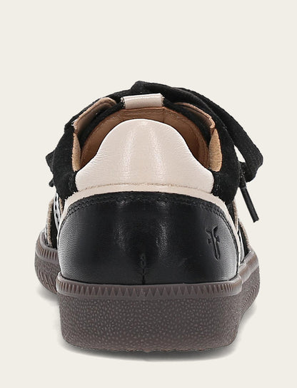 Frye Hot Sale | Women's Black Milly Low Lace Sneakers