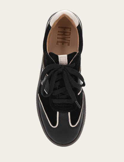 Frye Hot Sale | Women's Black Milly Low Lace Sneakers