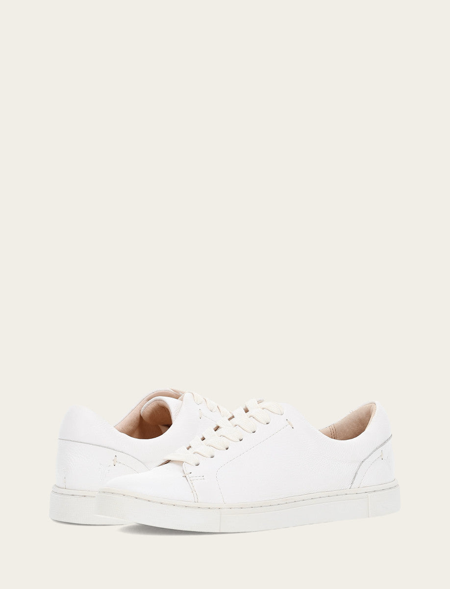Frye Smart Buy | Women's White Ivy Low Lace Sneakers