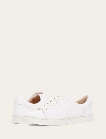 Frye Smart Buy | Women's White Ivy Low Lace Sneakers