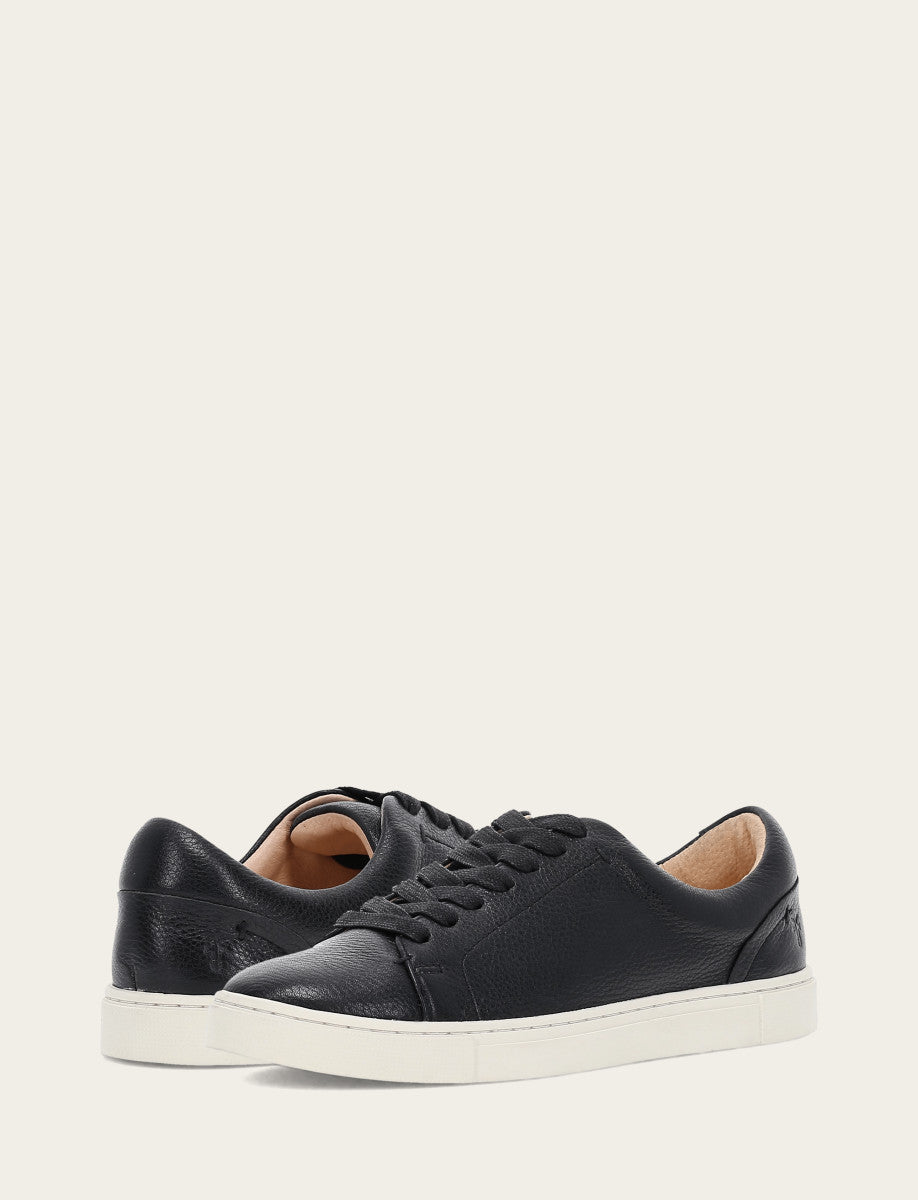 Frye Special Offer | Women's Black Ivy Low Lace Sneakers