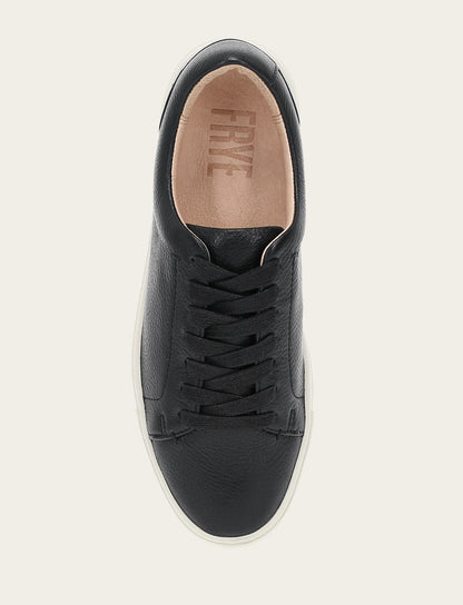 Frye Special Offer | Women's Black Ivy Low Lace Sneakers