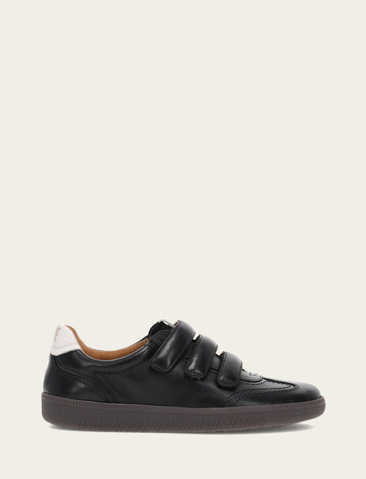 Frye Discount | Women's Black Milly 3 Strap Sneakers