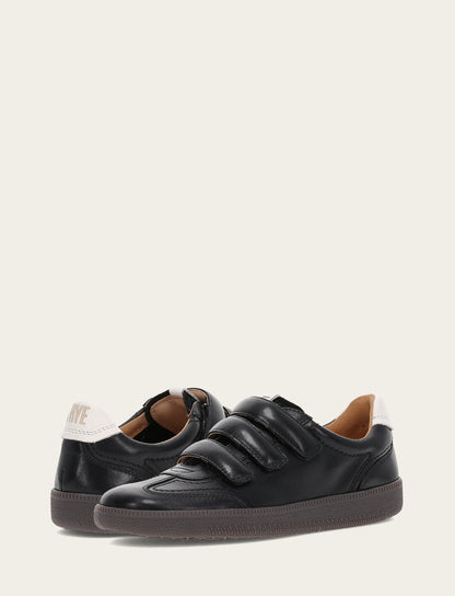 Frye Discount | Women's Black Milly 3 Strap Sneakers