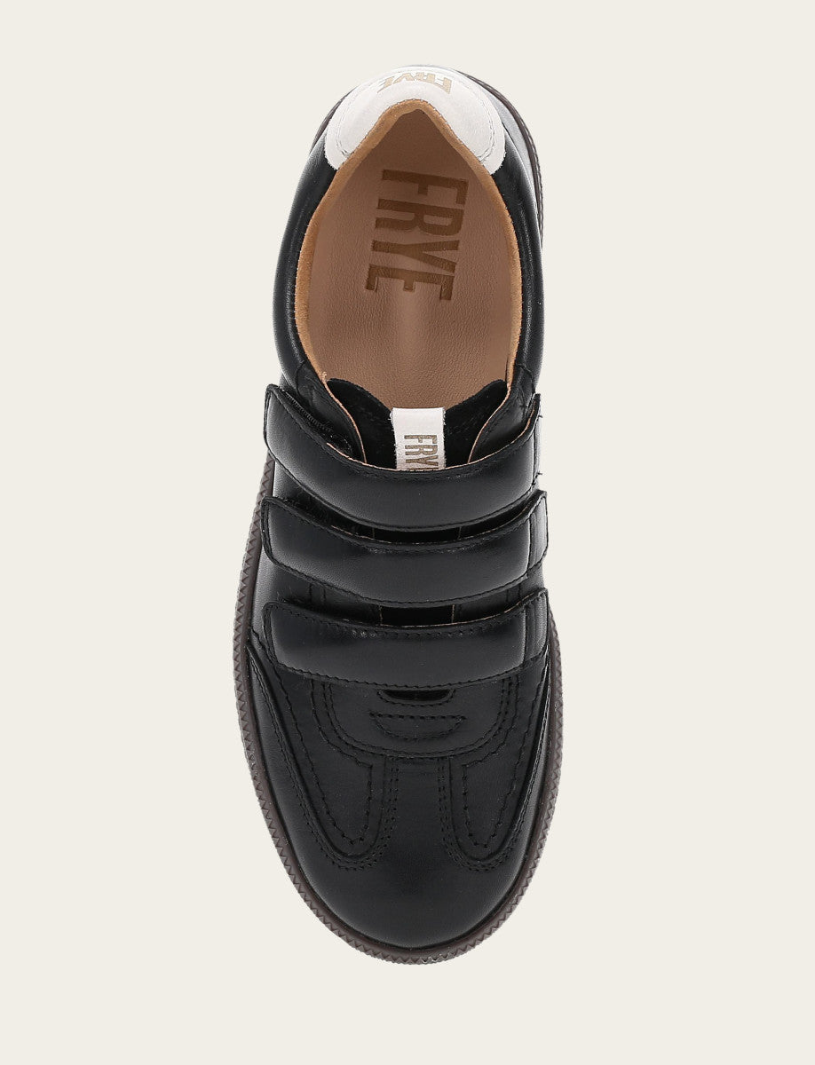 Frye Discount | Women's Black Milly 3 Strap Sneakers