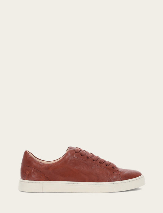 Frye Latest | Women's Cognac Ivy Low Lace Sneakers