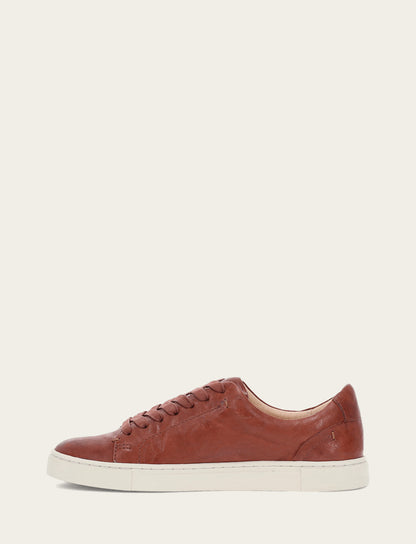 Frye Latest | Women's Cognac Ivy Low Lace Sneakers
