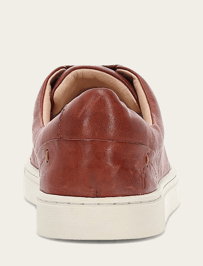 Frye Latest | Women's Cognac Ivy Low Lace Sneakers