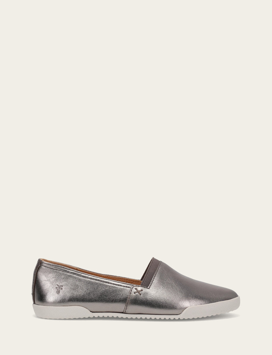 Frye Best Price | Women's Dark Pewter Melanie Slip On Sneakers