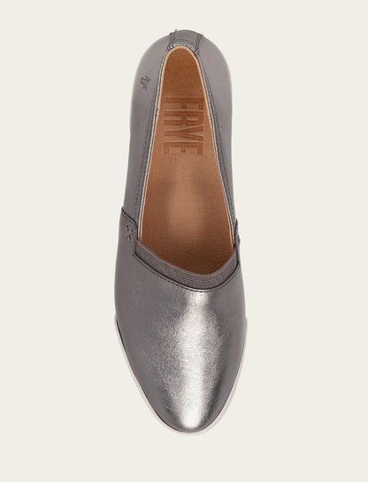 Frye Best Price | Women's Dark Pewter Melanie Slip On Sneakers