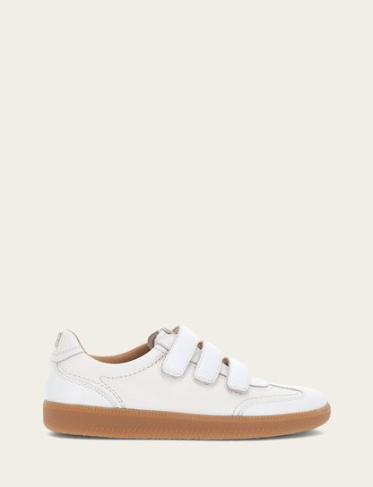 Frye Recommended | Women's White Milly 3 Strap Sneakers