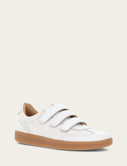 Frye Recommended | Women's White Milly 3 Strap Sneakers