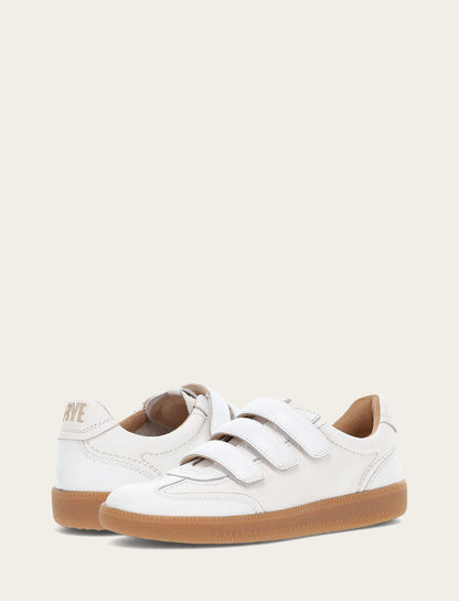 Frye Recommended | Women's White Milly 3 Strap Sneakers