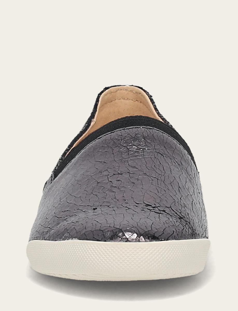 Frye Sale | Women's Pewter Mirror Melanie Slip On Sneakers