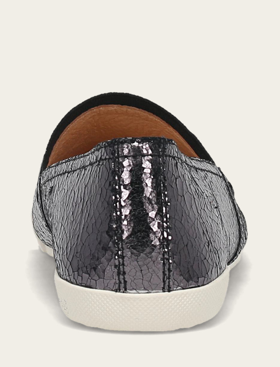 Frye Sale | Women's Pewter Mirror Melanie Slip On Sneakers