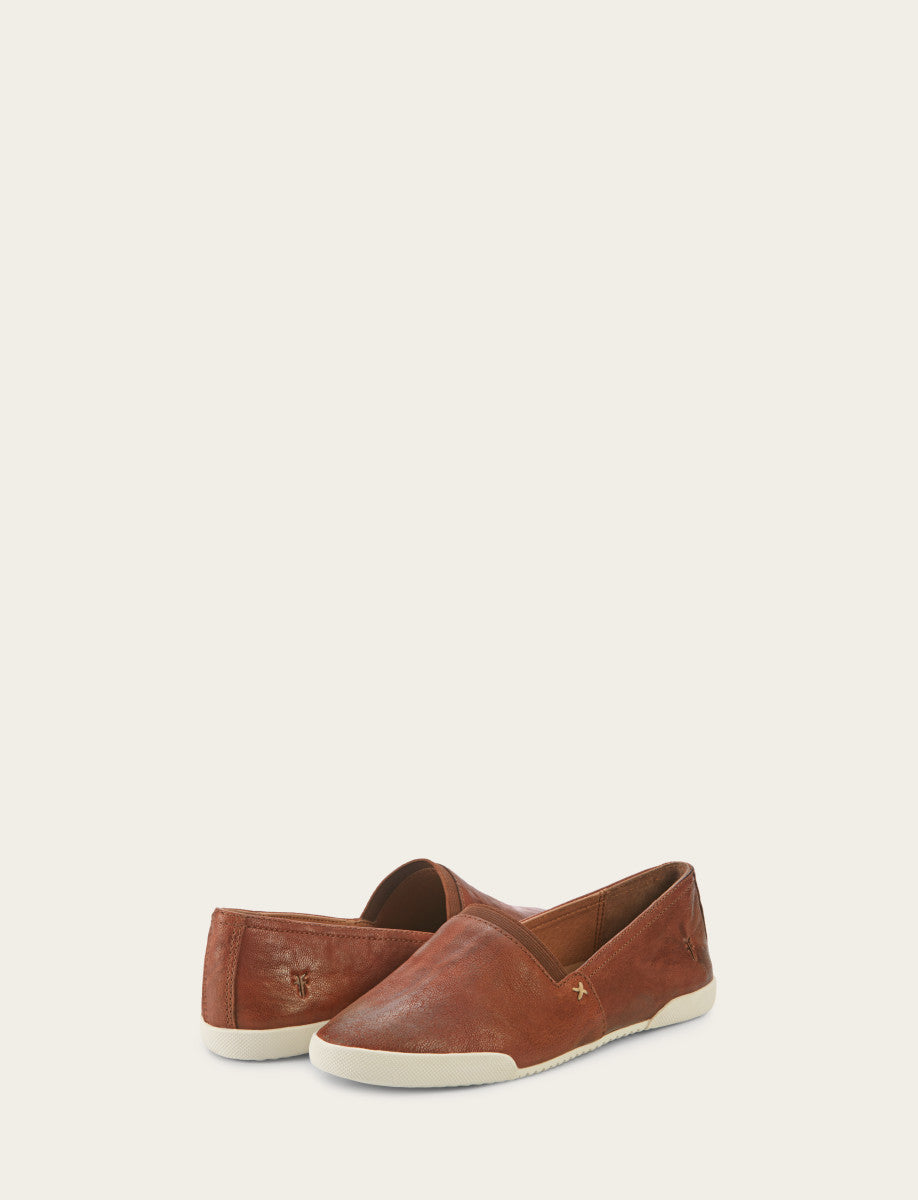Frye Discount | Women's Cognac Melanie Slip On Sneakers