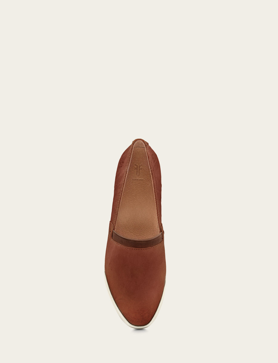 Frye Discount | Women's Cognac Melanie Slip On Sneakers