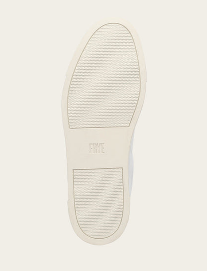Frye Featured | Women's Silver Ivy Low Lace Slip On Sneakers