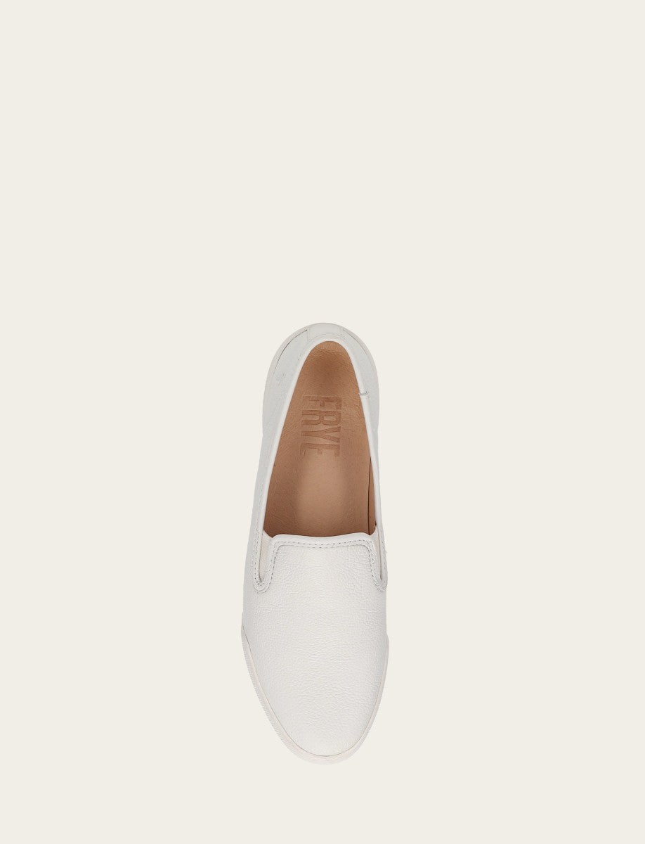 Frye Quality | Women's White Mia Slip On Sneakers