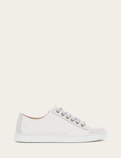 Frye Premium | Women's Ivory Ivy Canvas Low Lace Sneakers