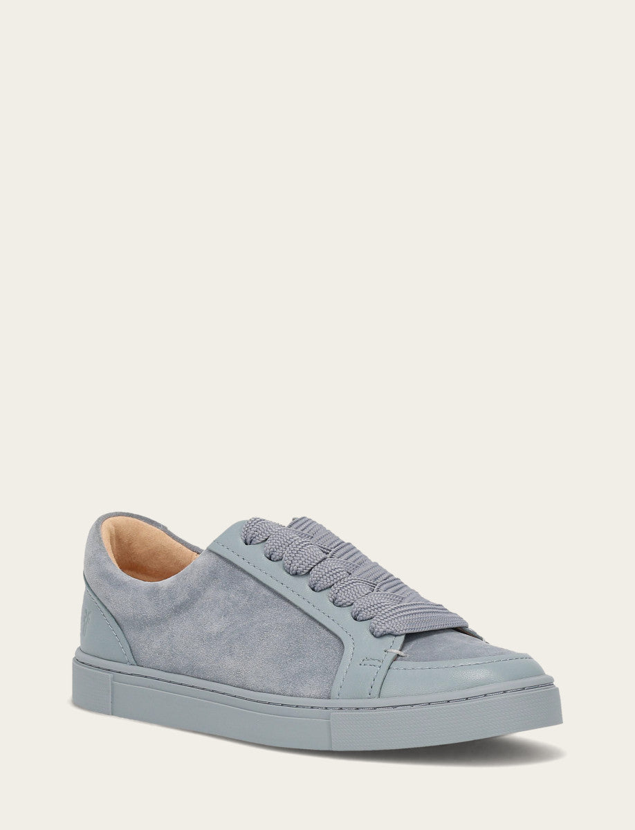 Frye Deals | Women's Steel Blue Ivy Court Low Lace Sneakers