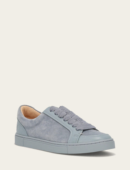 Frye Deals | Women's Steel Blue Ivy Court Low Lace Sneakers