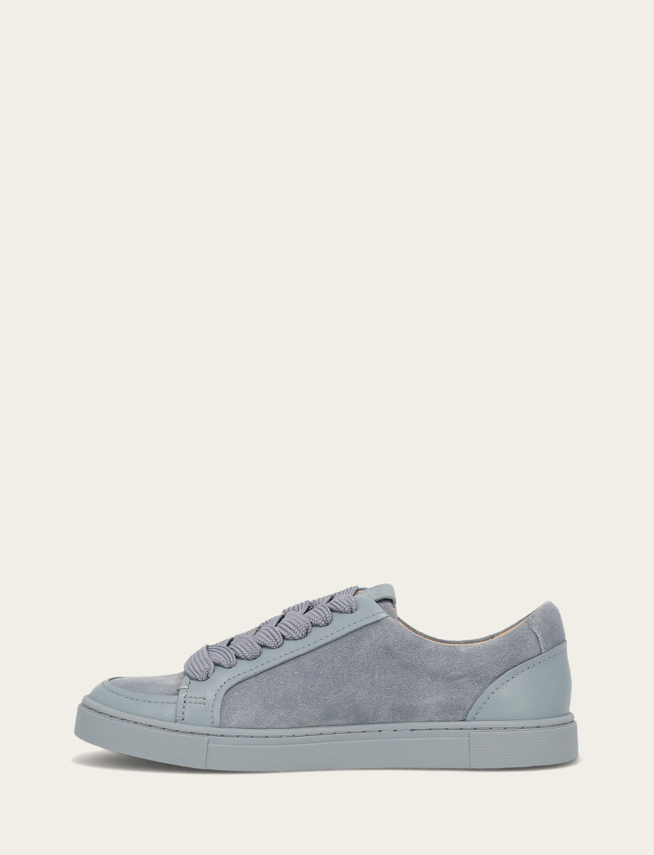 Frye Deals | Women's Steel Blue Ivy Court Low Lace Sneakers