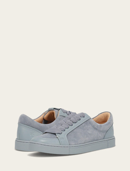 Frye Deals | Women's Steel Blue Ivy Court Low Lace Sneakers