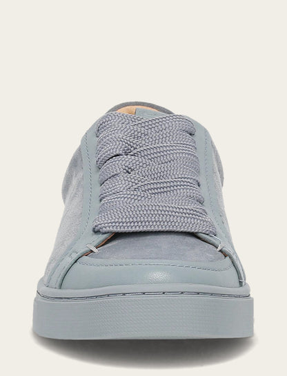 Frye Deals | Women's Steel Blue Ivy Court Low Lace Sneakers